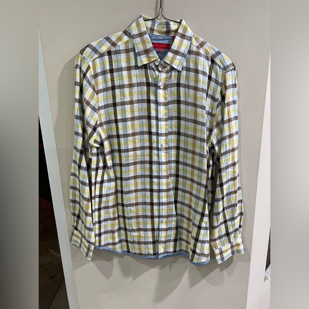 100% linen Collection Report man shirt!